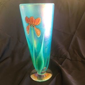 Hand Painted Art Vase